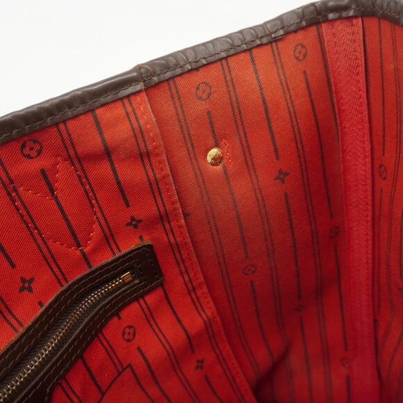 LOUIS VUITTON Brown Damier Neverfull MM Tote Bag - Picture 14 of 16